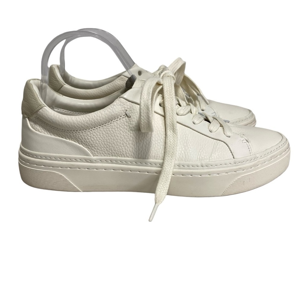 Zara - white leather runner - 9 (40)- china